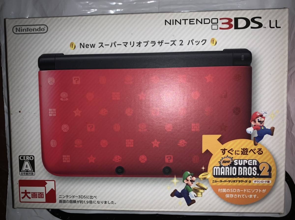 ヤフオク! - 3DS LL スーパーマリオブラザーズ2パック