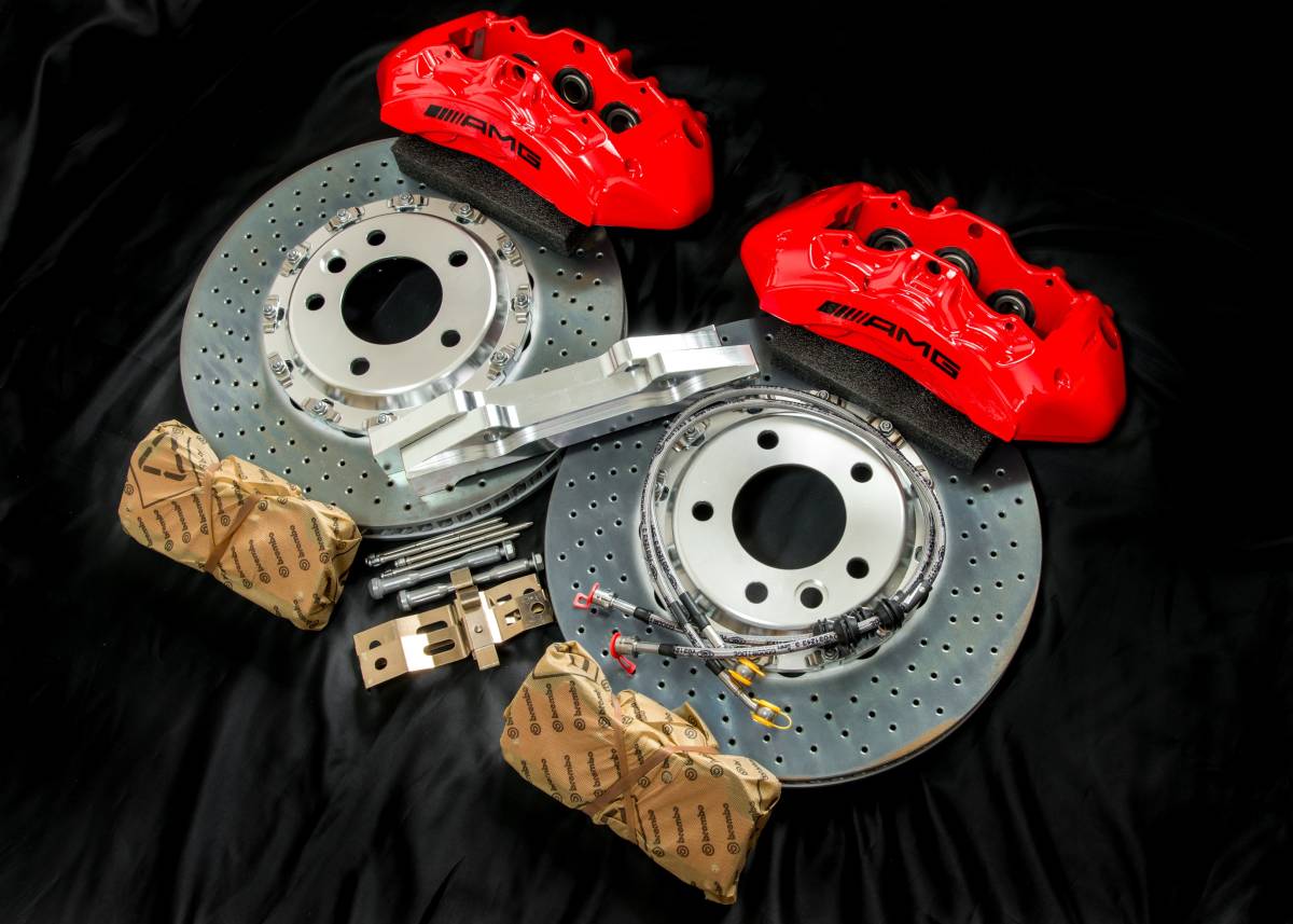 W222 S300h/400～S550/560 2013-2020 AMG純正Brembo caliper フロントBrake System 6pot/410mm 20インチ～　　_画像2