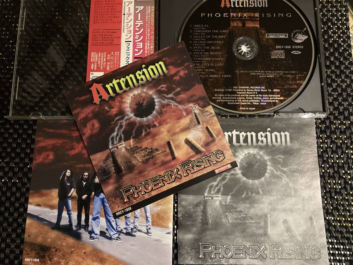 Artension アーテンション『PHOENIX RISING フェニックス・ライジング』帯付き国内盤 RRCY-1058_画像3