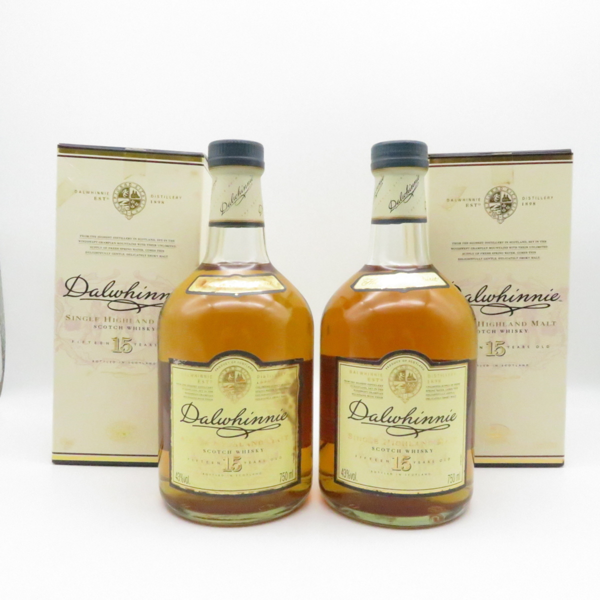 古酒 Dalwhinnie ダルウィニー 15年 シングル ハイランド モルト