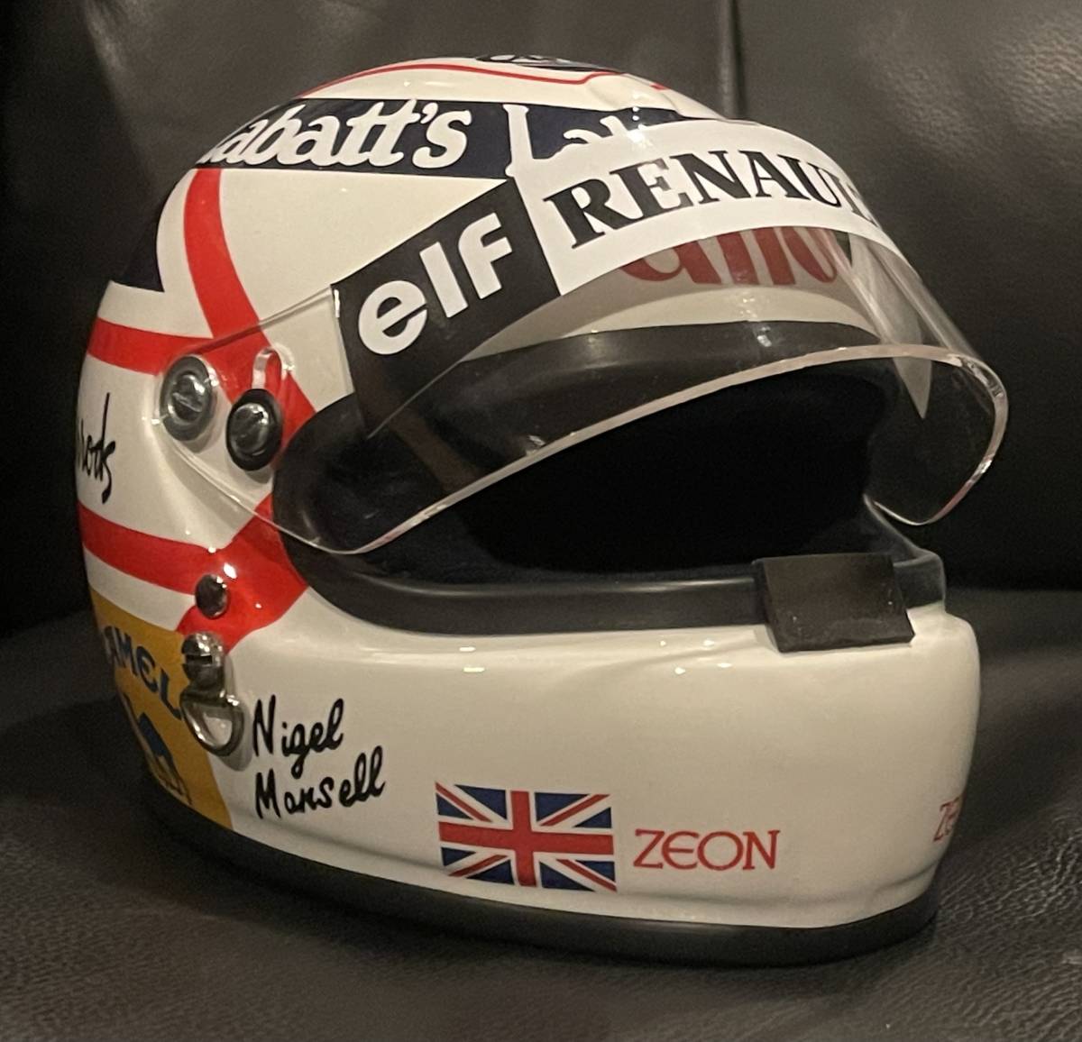 ナイジェル マンセル 1992 F1 ヘルメット 1/2 スケール スポーツ別 ナイジェル マンセル 1992 F1 ヘルメット 1/2 スケール スポーツ別