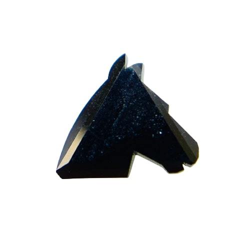 Horse headの形！ブラックダイヤモンド 0.405ct/RT1063/CGL