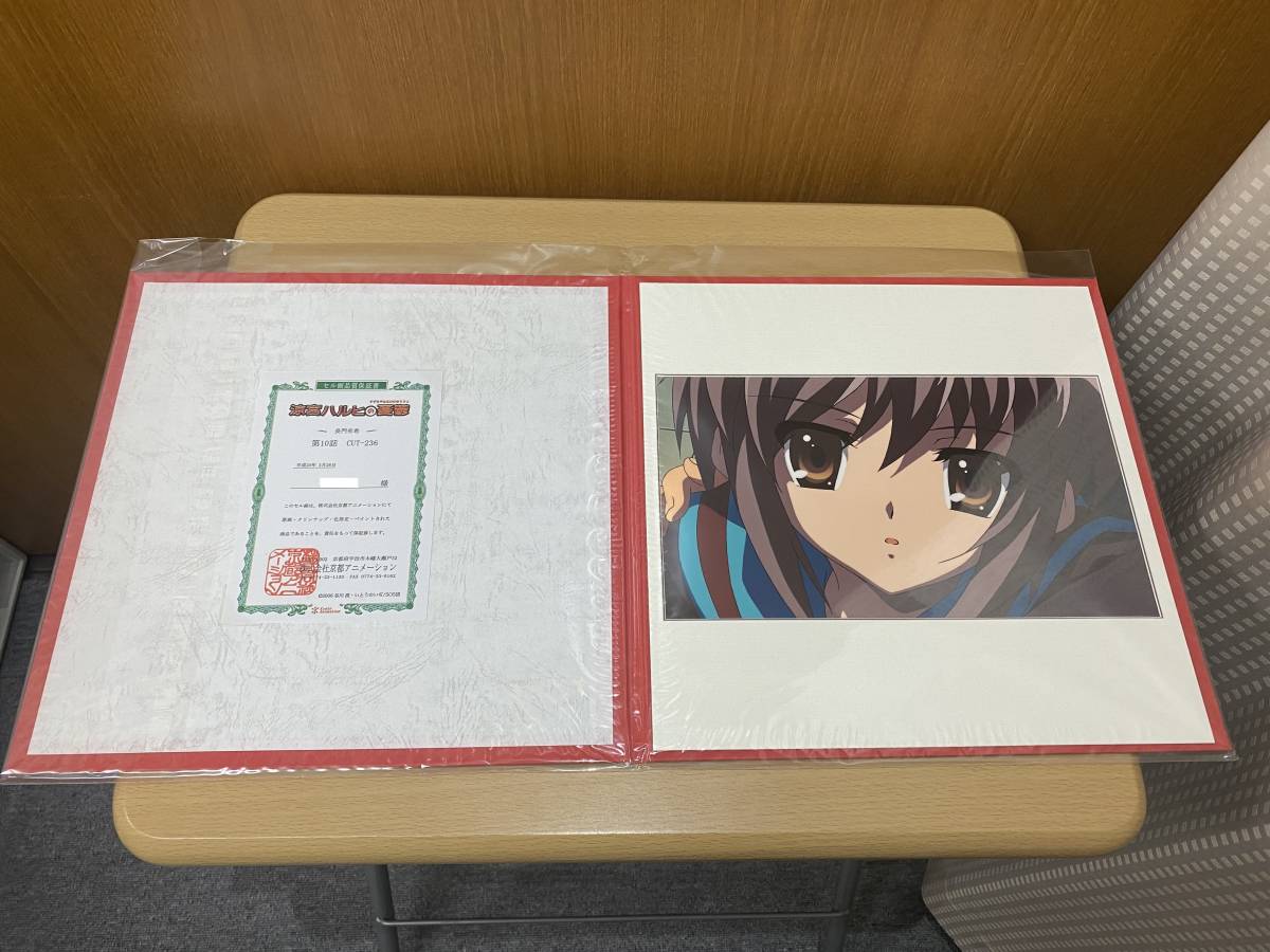 涼宮ハルヒの憂鬱 コレクターズセルアルバム 京都アニメーション セル