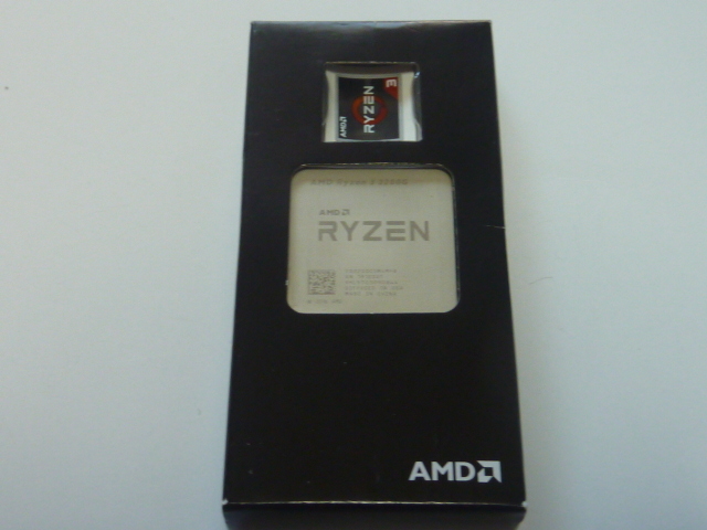 AMD CPU Ryzen 3 2200G 4コア4スレッド AM4(1331) CPUのみ 起動確認済です