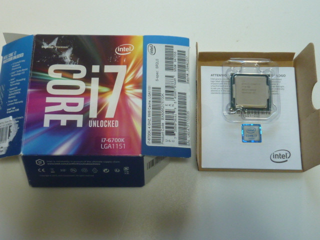 絶妙なデザイン 4コア8スレッド Core i7 6700K LGA1151