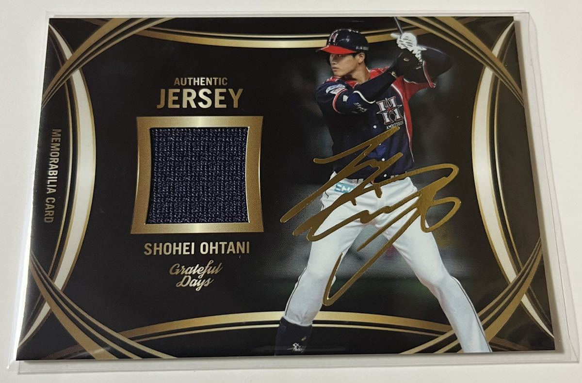 美品】BBM 2018 大谷翔平 金箔サイン ジャージカード /199-