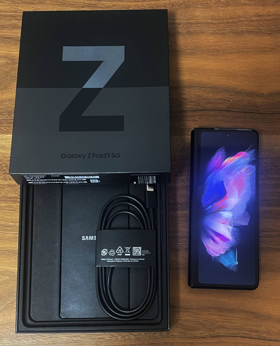 直売純正品 Z GALAXY FOLD3 海外版simフリー 5G スマートフォン本体