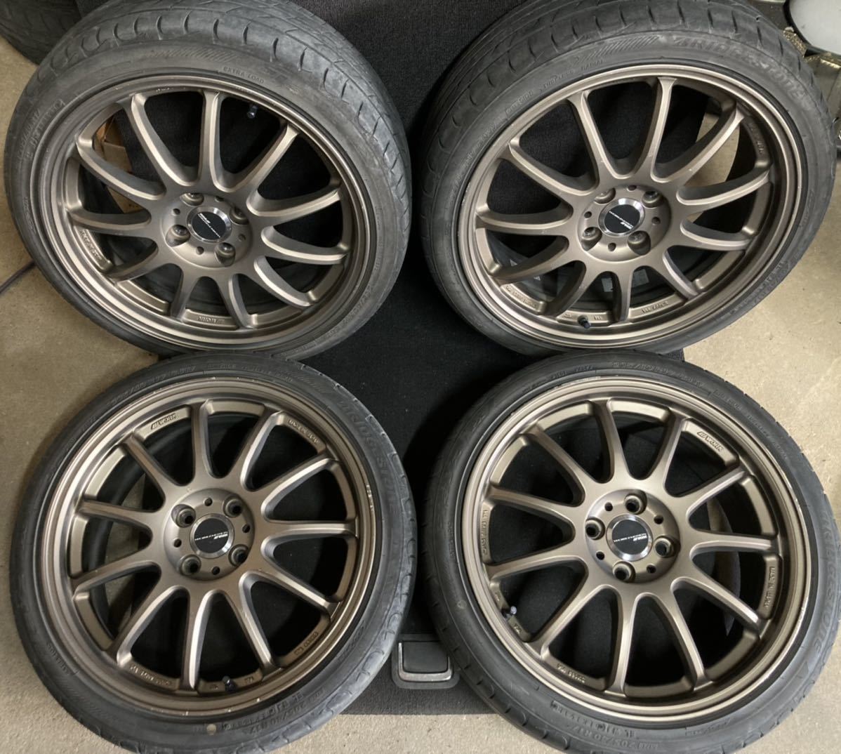 サイズやイ 215/45R17 17インチ WORK エモーション T5R 7J 7.00-17