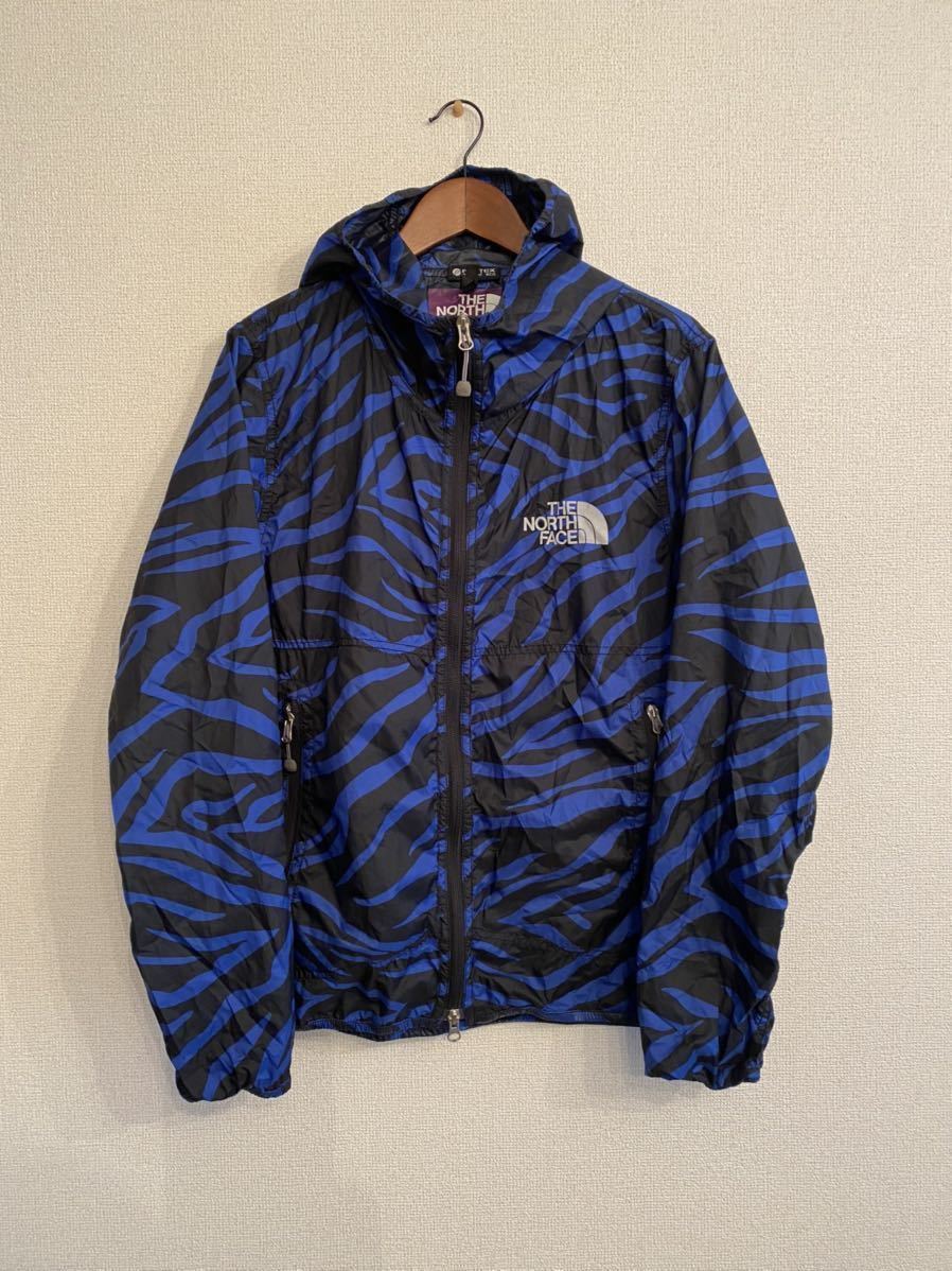 THE NORTH FACE ノースフェイスパープルレーベル ZEBRA Print Mountain Wind Parkaマウンテンパーカー ゼブラ柄 M_画像1