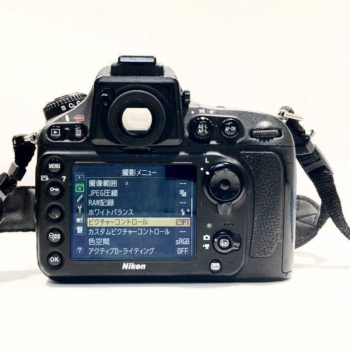 稼働確認済み Nikon D800E ボディ 付属品あり バッテリー2個つき 使用 