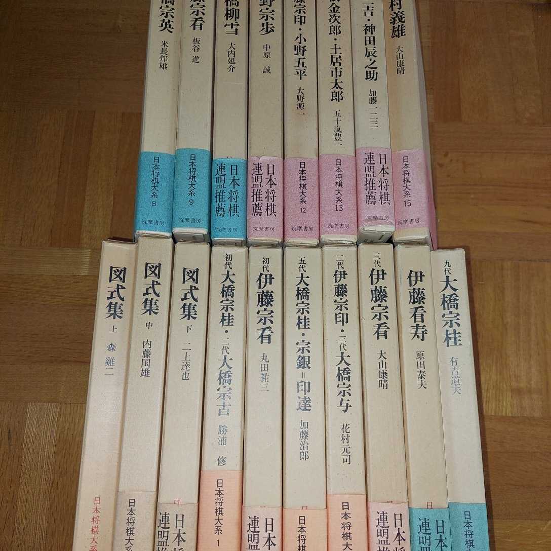 日本将棋大系 全15冊+図式集3冊 合計18冊セット の商品詳細 | ヤフオク
