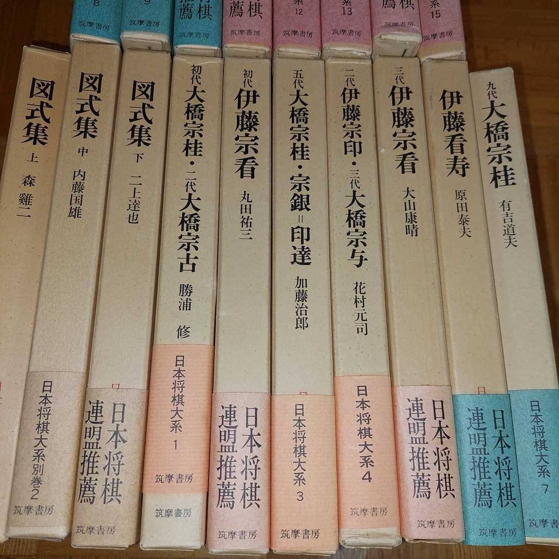 日本将棋大系 全15冊+図式集3冊 合計18冊セット の商品詳細 | ヤフオク