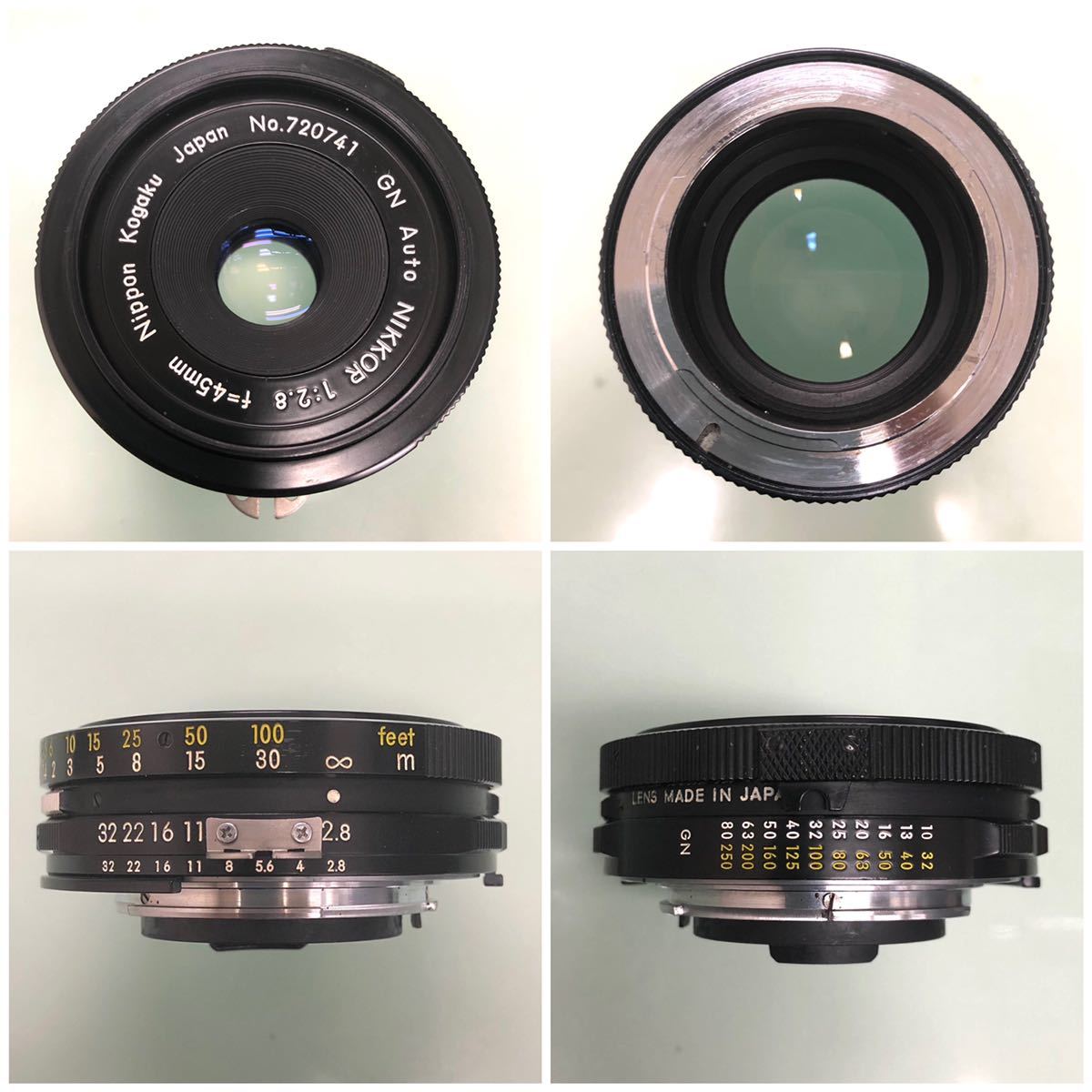 ニコン NIKON ニッコール NIKKOR GN Auto 45mm f2.8 Ai改 ニコン正規