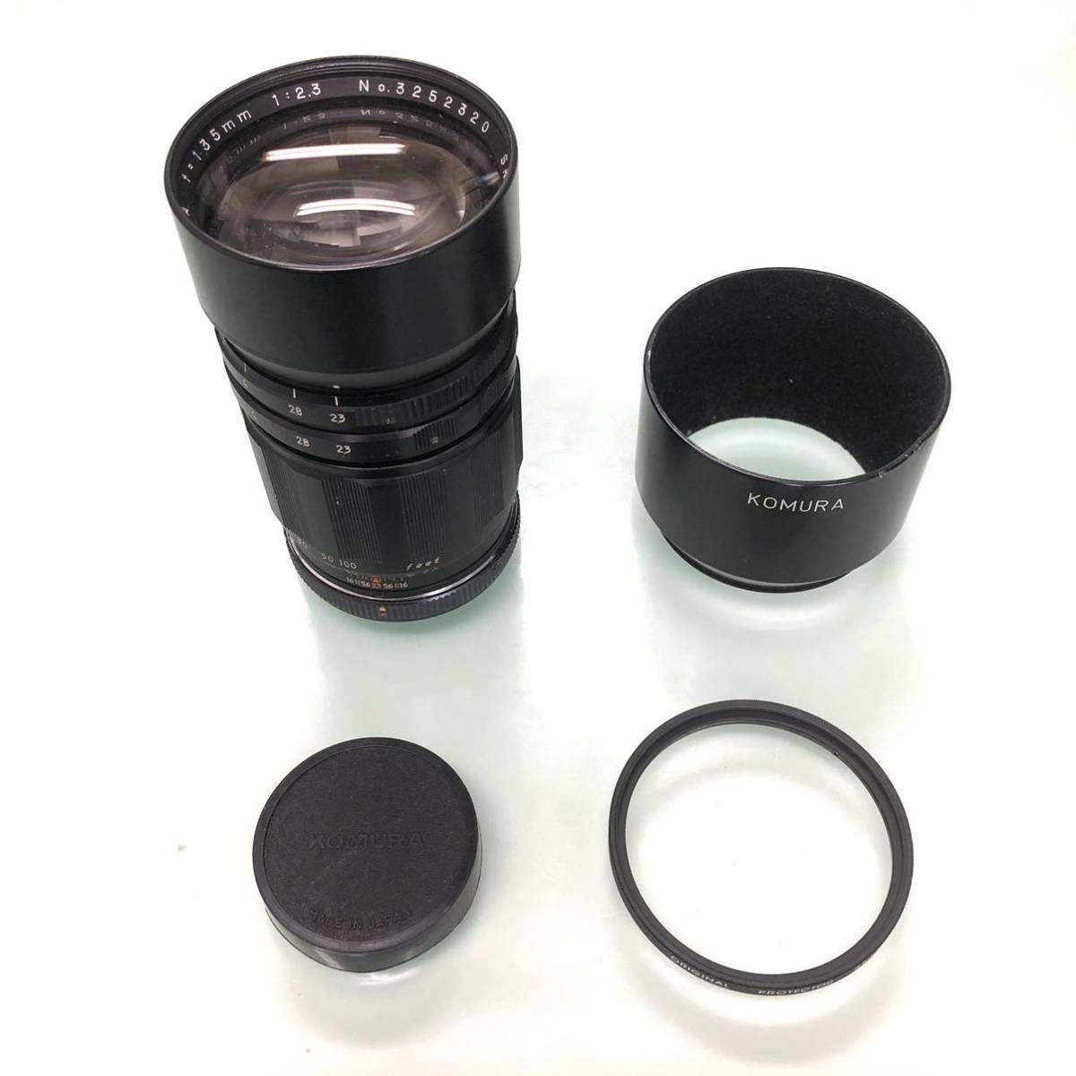 希少】三協光機 KOMURA 135mm f2.3 コムラー Nikon Fマウント ニコン