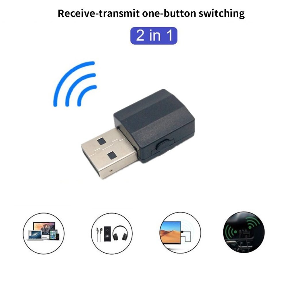 目玉 Bluetooth5.0オーディオレシーバートランスミッター ワイヤレス アダプター USB ポータブル 軽量 トランスミッター Bluetooth5.0_画像3