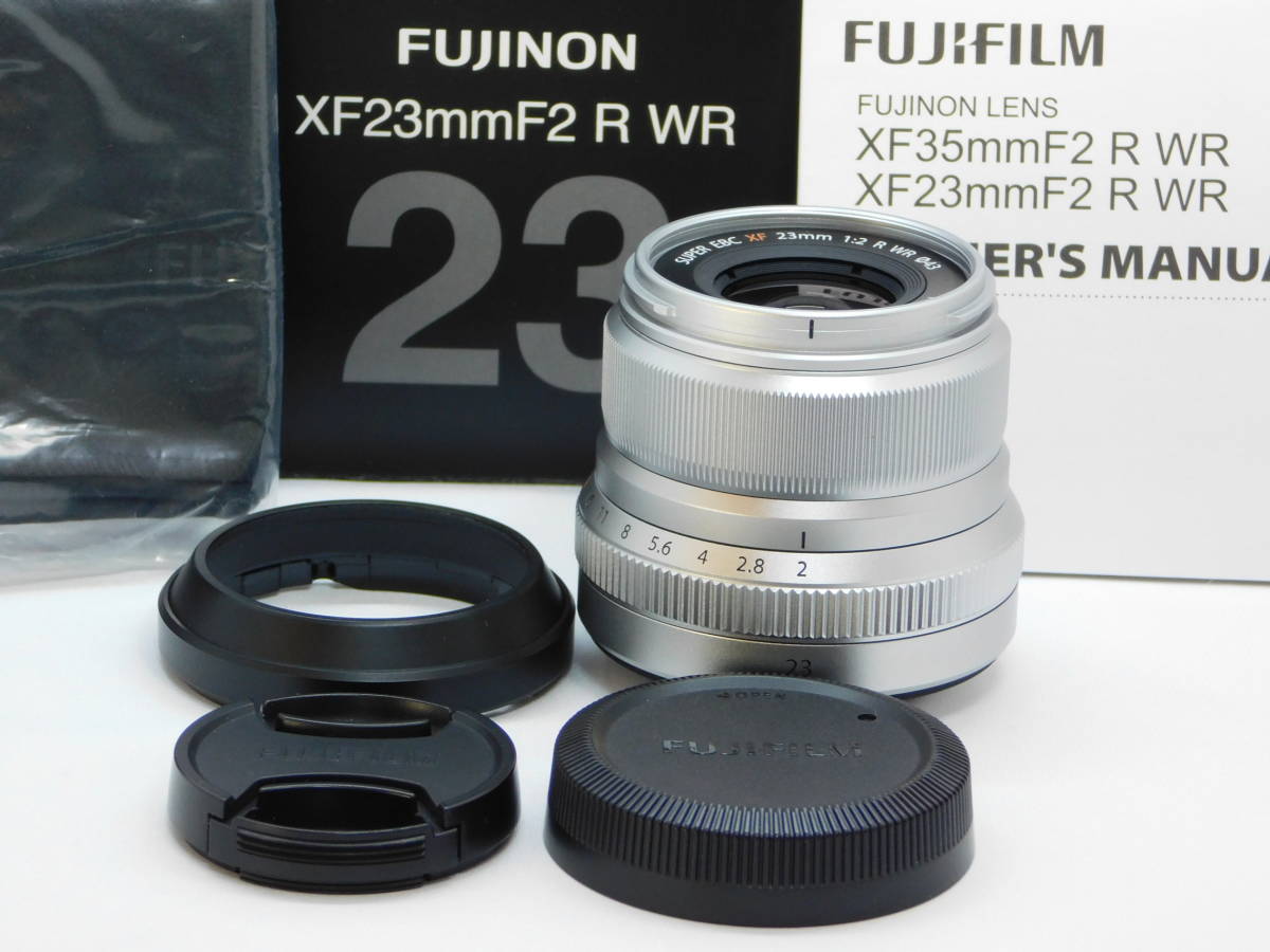 31％割引【即納大特価】 5976 新品級 FUJIFILM XF 23mm F2 R WR シルバー 富士フイルム ☆付属品完備（元箱付）♪♪  一眼カメラ用（マニュアルフォーカス） カメラ、光学機器 家電、AV、カメラ-UTTAM.JP