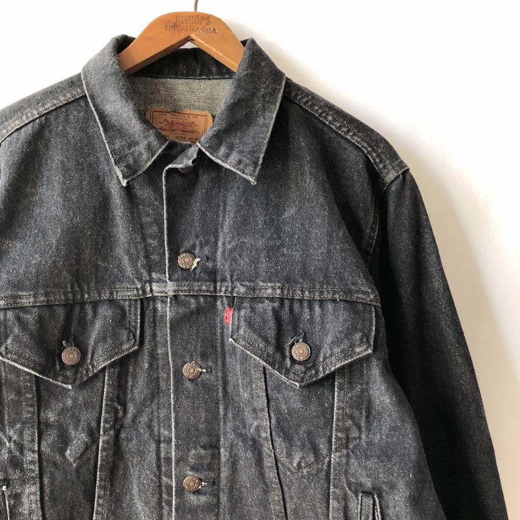 LEVI'S 70506 ブラック black 先染め 80s usa製 46-