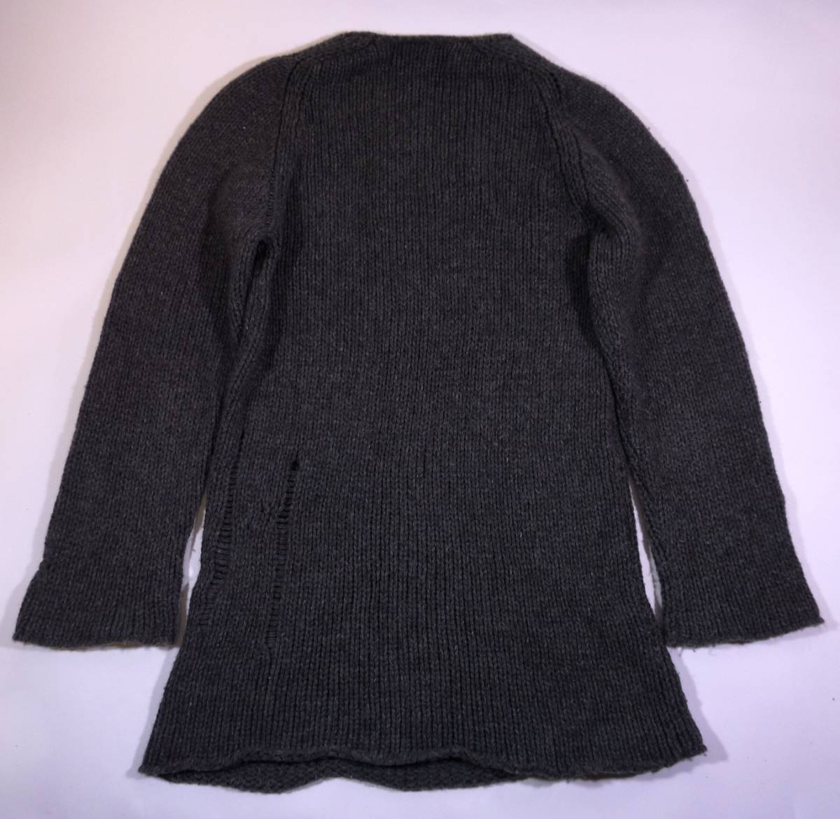 名作COMME des GARCONS HOMME PLUS 希少2003AW ダメージ加工ロング