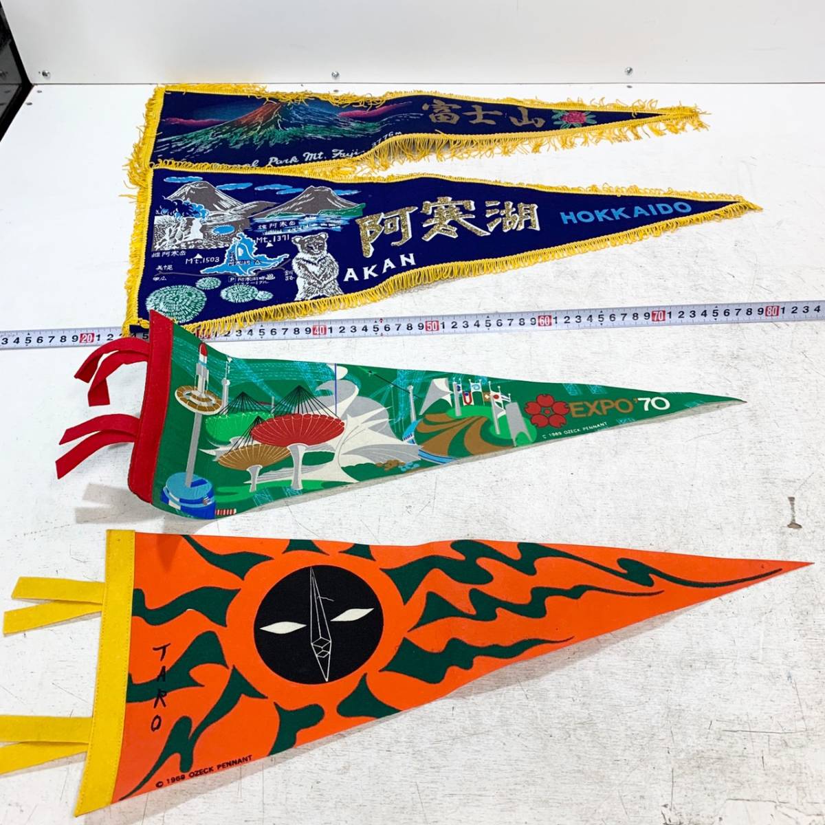 SB12△貴重 昭和レトロ 三角旗 オリンピック 1989 太陽の塔 大阪 SB12△貴重 昭和レトロ 三角旗 オリンピック 1989 太陽の塔 大阪