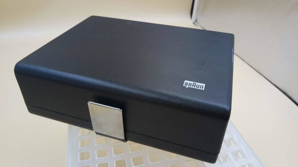 ブラウン】 BRAUN 初代シェーバー SMS スーパー NY近代美術館 ブラウン】 BRAUN 初代シェーバー SMS スーパー NY近代美術館