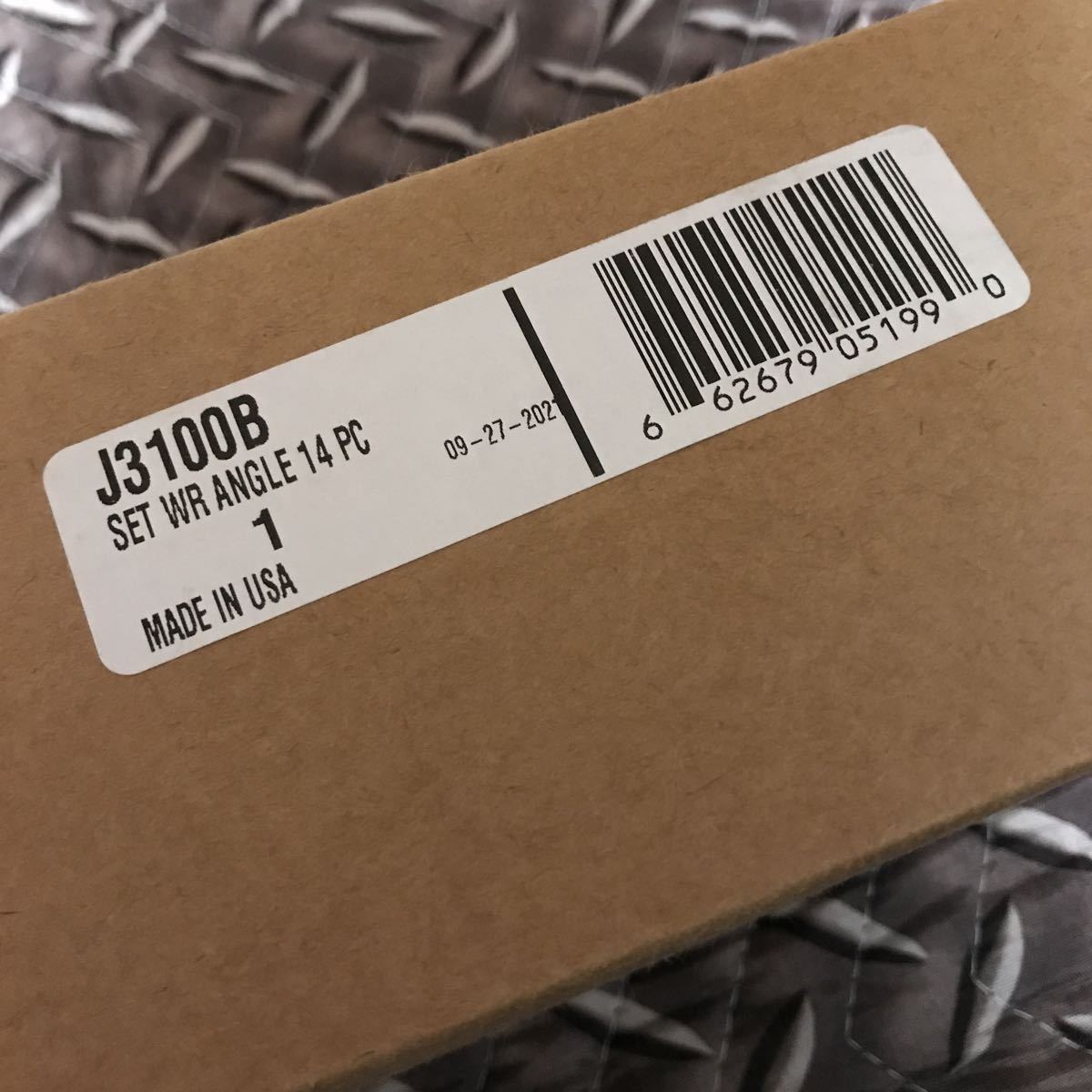 PROTO インチ工具J3100B 激安送料無料!プロト14ピースフルポリッシュアングルオープンエンドレンチセット(検索、Snap-onスナップオン) 3