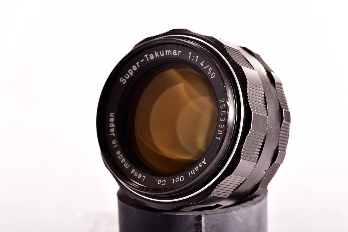 Super Takumar 1:1.4 50mm 単焦点 良品 アトムレンズ 希少 前後キャップ付 m_画像1