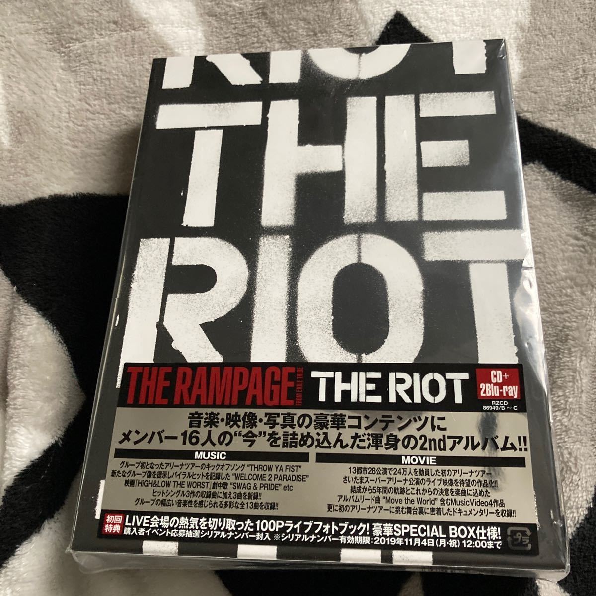 THE RIOT (CD+Blu-ray Disc2枚組) THE RAMPAGE アザージャケット