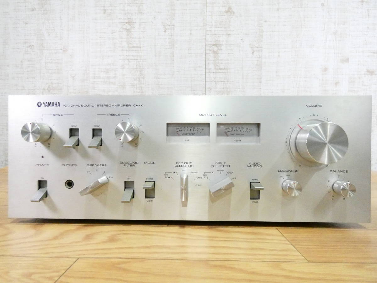 ヤフオク! - YAMAHA ヤマハ CA-X1 プリメインアンプ 音響機...