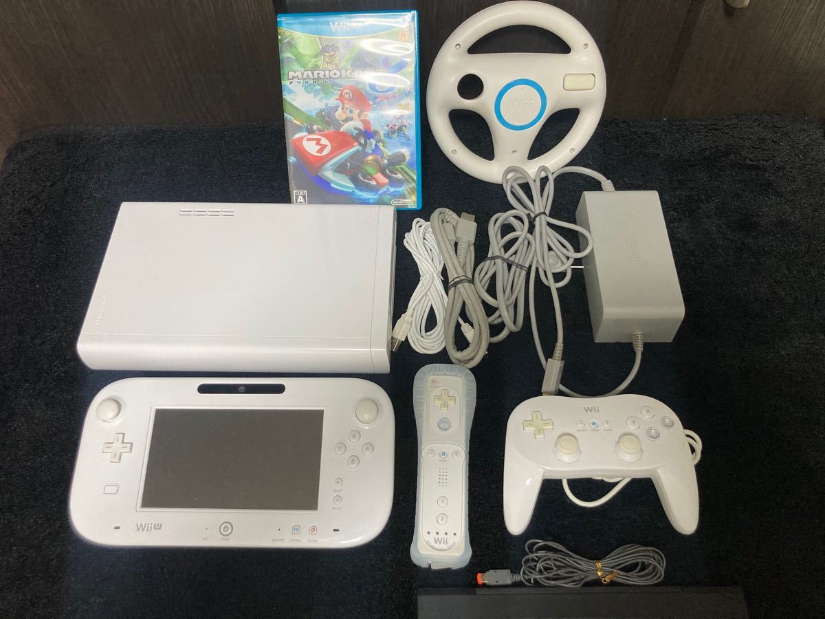新品】18本内蔵ソフトあり WiiU マリオカート8 スプラトゥーン 任天堂 ...