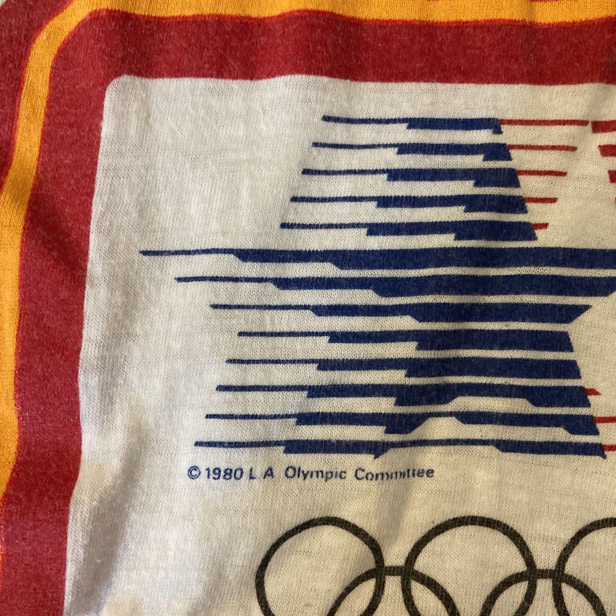 ビンテージ【古着】80's USA製 Tシャツ ロサンゼルス オリンピック マクドナルド プリントTシャツ Lサイズ_画像5