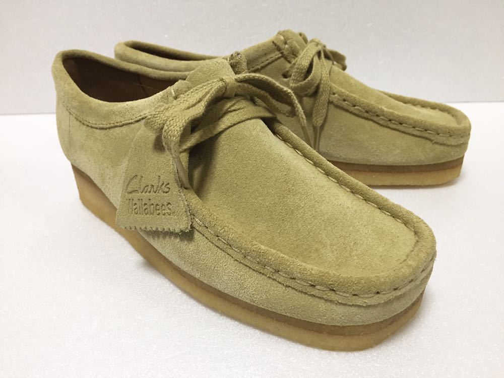 未使用! clarks ORIGINALS 11826 WALLABEE BOOT スエード UK 3 D US EU 35.5 CN 225 ブーツ lsgesso.com