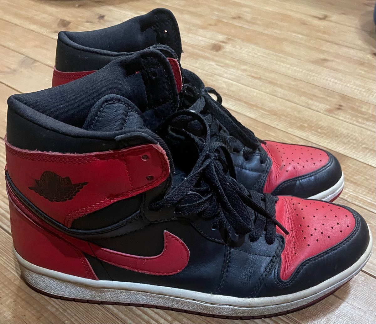 nike airjordan1 retro bred 2001 28.5センチ drahuancavelica.gob.pe