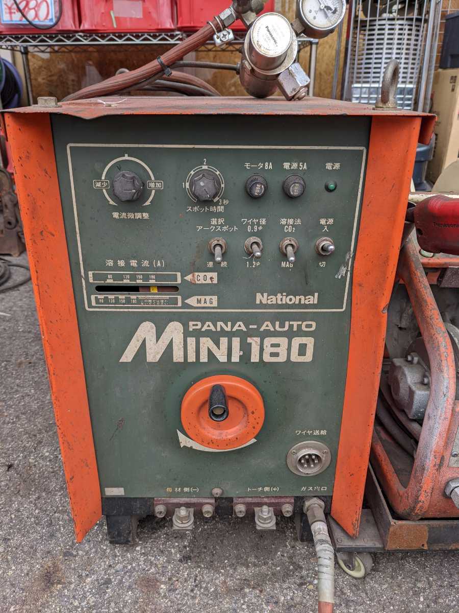 ナショナル PANA-AUTO MINI 180 YD-180R-2 半自動溶接機 溶接機 ナショナル PANA-AUTO MINI 180 YD-180R-2 半自動溶接機 溶接機