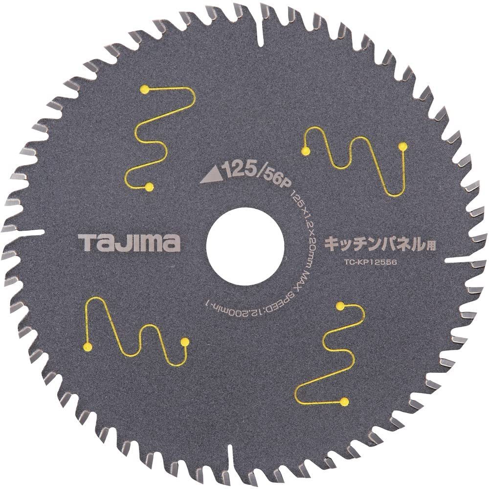 . タジマ TC-KP12556 125-56P 豪華な 291 チップソー キッチンパネル用 SEAL限定商品 Tajima