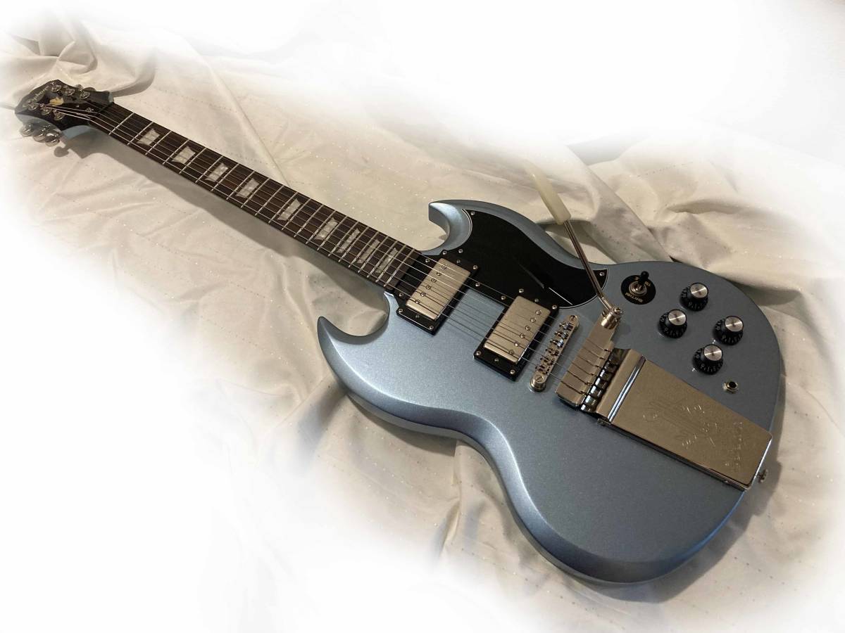 ♪レア♪Epiphone SG Limited Edition With Maestro Pelham Blue www