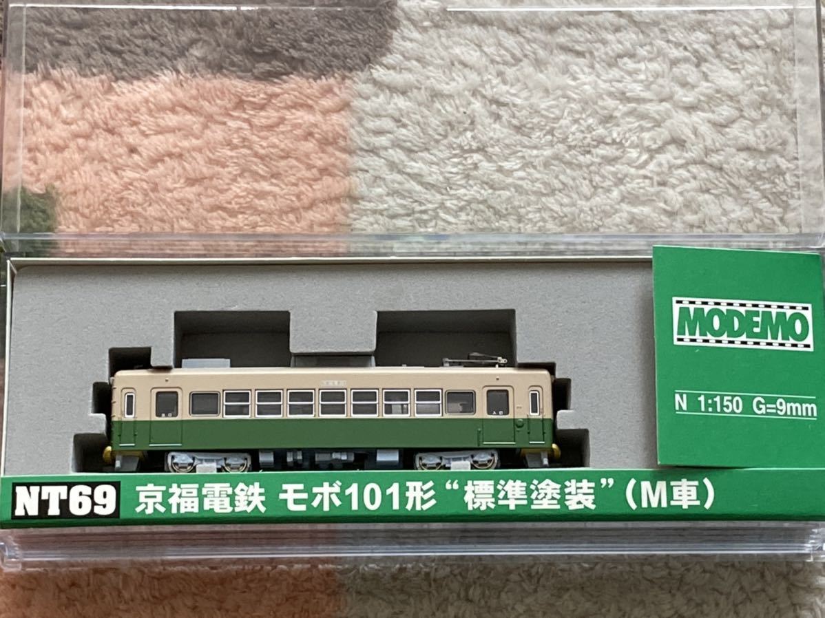 ○モデモ 京福電鉄 モボ 101形 標準塗装(M車) 品番NT69 detalles del