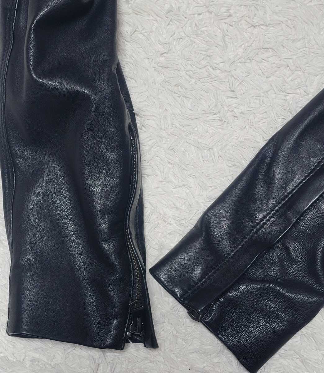 theory セオリー メンズ レザージャケット ライダース Sサイズ