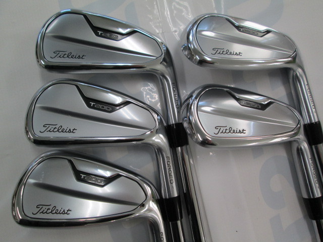 美品】 タイトリスト 2021 T200 アイアン 5本(6~P) S NS