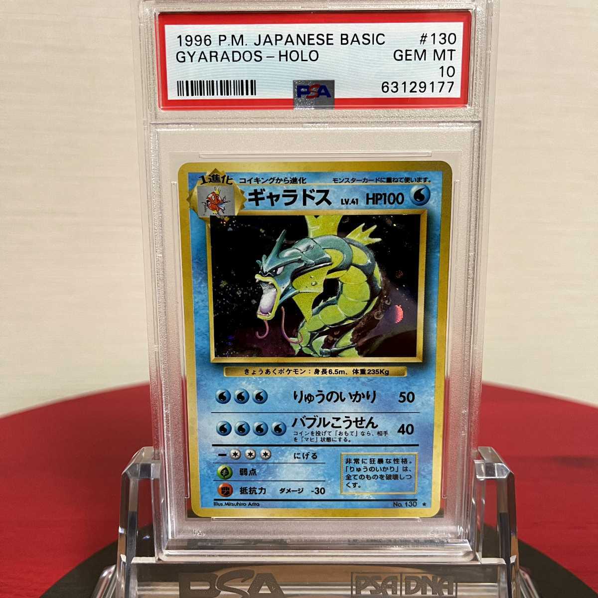 ポケモンカード ギャラドス 旧裏 PSA10 / イーブイ ピカチュウ