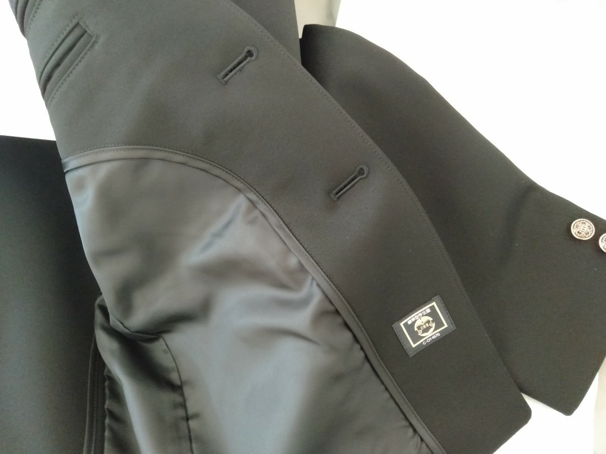 人気 全国標準学生服上下セット180Aラウンドカラー学ラン日本製東レ超 高い 学生服上下180Aラウンドカラー日本製ポリエステル100%■ズボンサイズ要連絡 その他