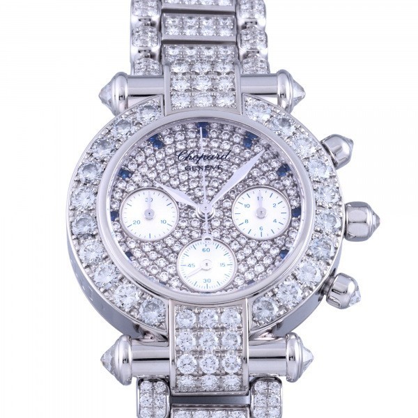 激安超安値 ショパール レディース 腕時計 中古 全面ダイヤ文字盤 38/3212-20 クロノ インペリアル Chopard ショパール