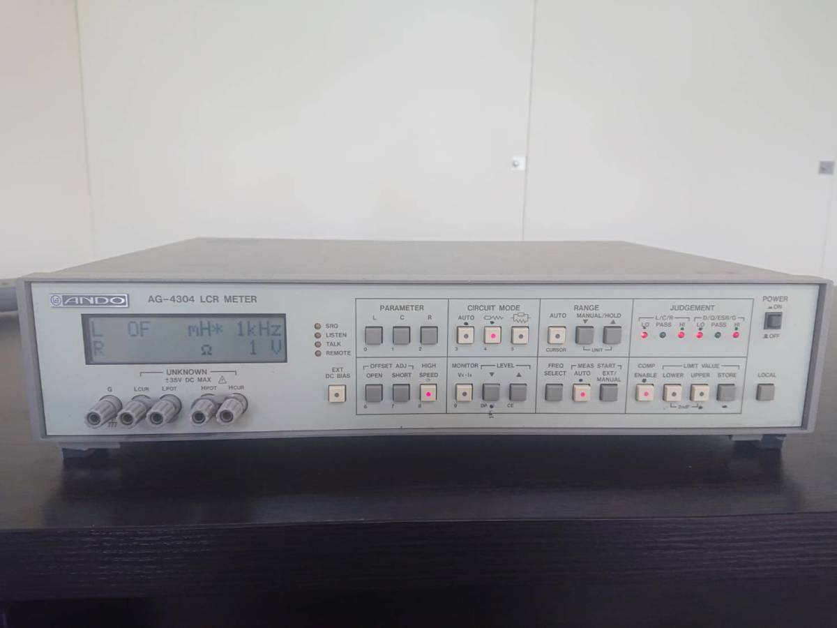 ANDO AG-4304 LCR METER 安藤