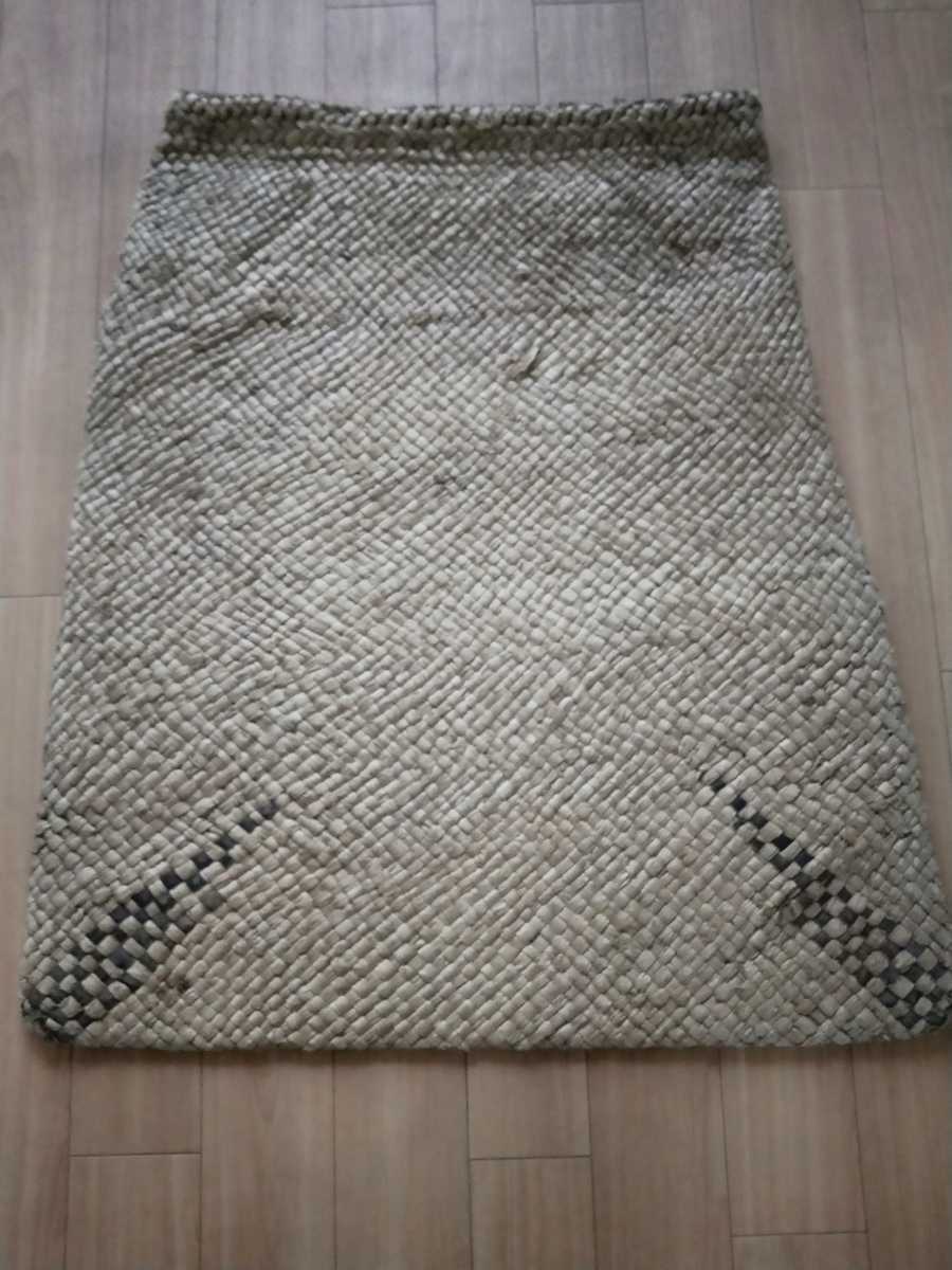 スリランカの編みカゴ 編み袋 天然素材の編みBag バスケット アンティーク
