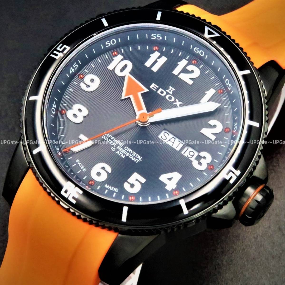 EDOX / エドックス Chronorally S クロノラリー オレンジ 84300 37NOCA