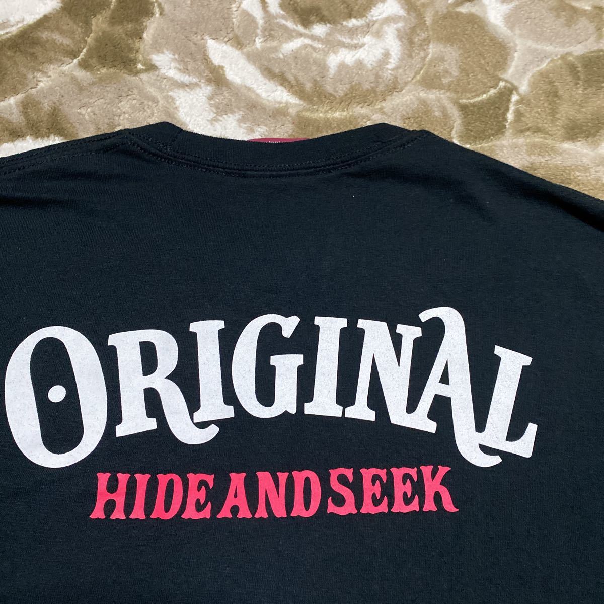 非売品 正規品 TENDERLOIN HIDE AND SEEK テンダーロイン L/S tee tシャツ ロンt logo ハイアンドシック 黒 ブラック M 非売品 正規品 TENDERLOIN HIDE AND SEEK テンダーロイン L/S tee tシャツ ロンt logo ハイアンドシック 黒 ブラック M