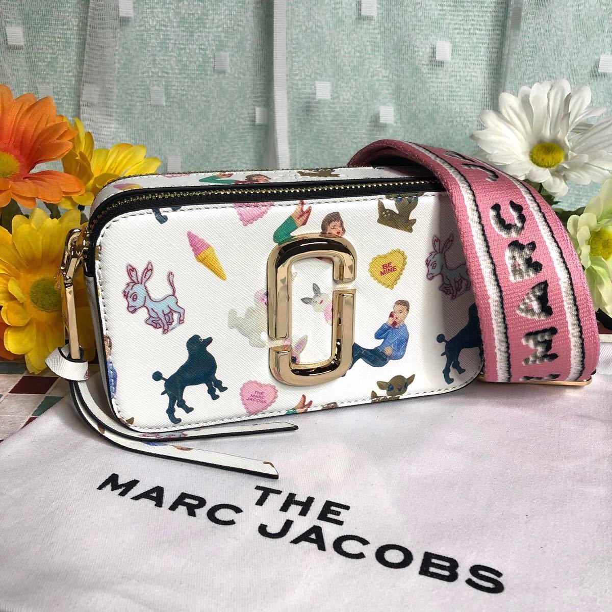 新品 MARC JACOBS スナップショット ショルダーバッグ アニマル 新品 MARC JACOBS スナップショット ショルダーバッグ アニマル