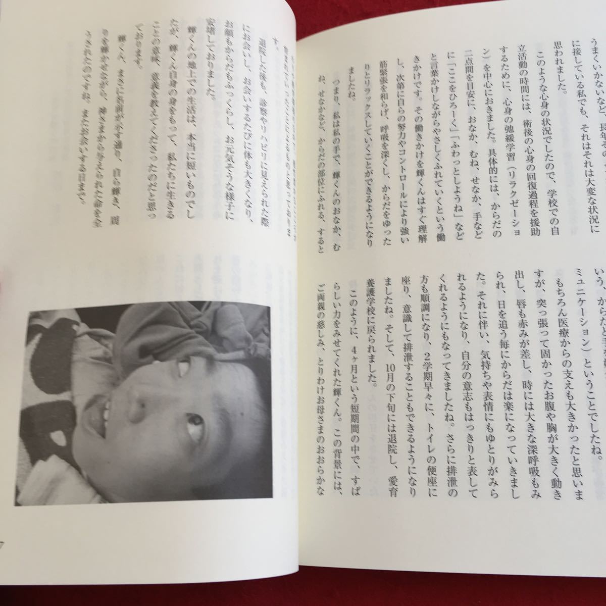 YZ-096 「輝」いのちの言葉 臼田輝 2012年発行 学校法人愛育学園愛育養護学校（特別支援学校）企画・編集 プロフィール やりとり など_画像6