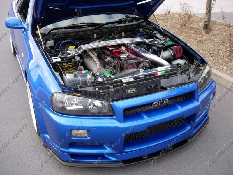 ☆新品・送料無料☆R34 スカイライン ラジエターカバー パネル エアロ