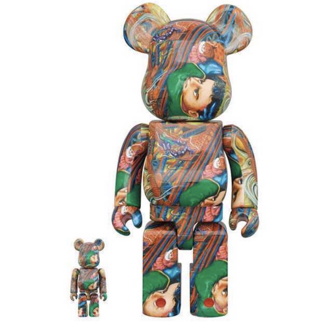 ★国内正規品★ 楳図かずお大美術展 BE@RBRICK 100％ & 400％ 2体セット ベアブリック メディコムトイ MEDICOM TOY_画像3