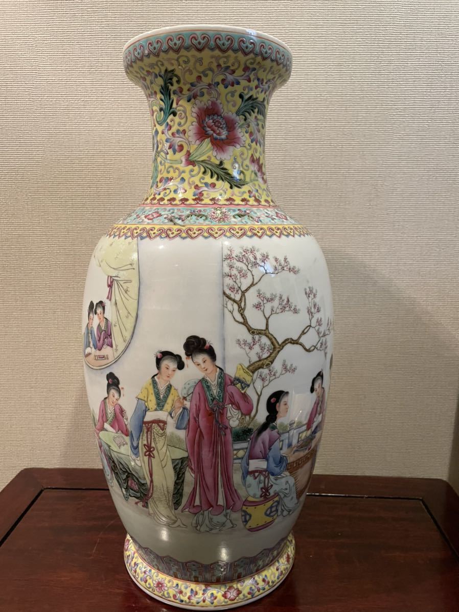 再入荷!】 中國【 花瓶 】精華 青花 花器 花入 花生 中国美術 陶器